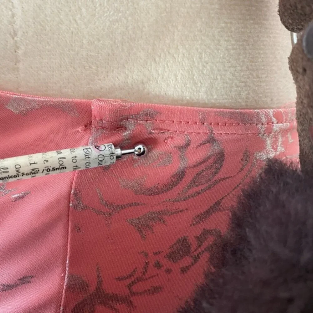 Pink Floral Women's Top - Picture 4 of 5